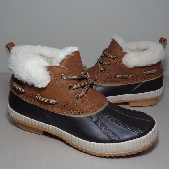 JSport by Jambu Shoes - JSport by Jambu Size 6 M MARY Brown Duck Ankle Boots New Women's Shoes